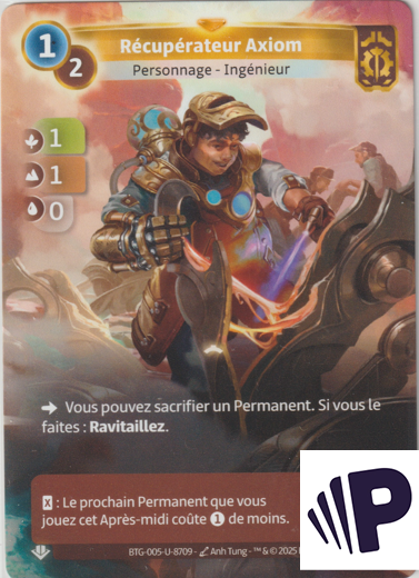Récupérateur Axiom - R Axiom